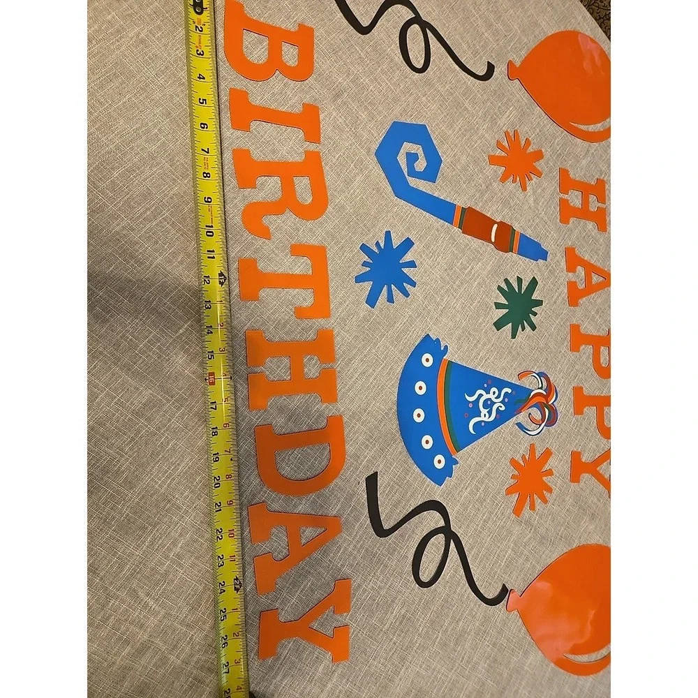 Happy Birthday Garage Door‎ Decoration Magnet Stickers Decals Refrigerator Large